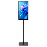 Écran tactile numérique Android portable de 21,5 pouces pour affichage numérique en intérieur, kiosque interactif LCD sur pied, totem HD pour les centres commerciaux