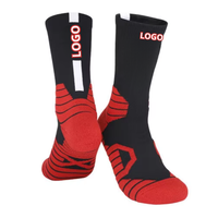 Chaussettes de sport respirantes antidérapantes numérotées sur mesure pour le basketball, le football, le volley-ball, avec logo imprimé numériquement, vente en gros Vietnam