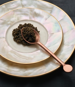 Ensemble de cuillères à thé en cuivre mat, finition PVD cuivre mat en acier inoxydable, design minimaliste, passe au lave-vaisselle, pour restaurant - Product Image 6