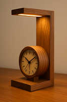 Horloge murale en bois d'acacia de haute qualité article décoratif pour salon chambre bureau de l'inde
