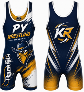 OEM Custom Front Stretch Wrestling Singlets & Uniforms with Digital Print Breathable Quick Dry <b>Light</b> Weight Premium Team Orders - Product Image 2