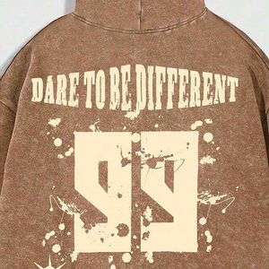 Sweat à capuche unisexe oversize en molleton imprimé numérique délavé à l'acide, qualité supérieure, très demandé, style streetwear élégant pour l'hiver - Product Image 4