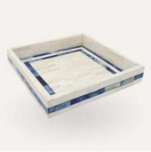Bandeja Decorativa con Incrustaciones de Hueso de Diseño Único para Mesa de Centro, Mesa de Comedor y Cocina, Disponible a un Precio Competitivo - Product Image 6