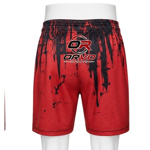 ORVO SPORTS Men's Heat-Transfer Printed Board <b>Shorts</b> Quick Dry Mid Waist Drawstring <b>Swimwear</b> <b>Short</b> Length Polyester/Cotton - Product Image 6