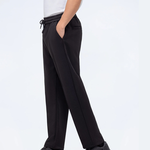 Acid Washed Vintage Look <b>Jogger</b> Pants <b>Men</b> Salt Distressed Cotton Terry Sweatpants Ribbed Leg Opening Outfits - Product Image 2