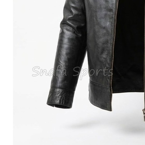 Veste en cuir pour homme, style unique, tendance, hiver, streetwear, veste en cuir de haute qualité, épaisse - Product Image 4