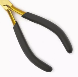 Pinzas Profesionales de Alta Calidad para Extensiones de Cabello, de Acero Inoxidable Quirúrgico Plateado, Personalizables, para Uso Comercial - Product Image 5