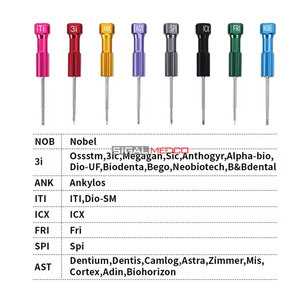 Juego de Destornilladores para Implantes Dentales, 8 Piezas, Acero Inoxidable, Soporte, Precisión, Laboratorio, Odontología, Quirúrgico, Profesional - Product Image 3