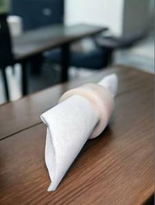 Eco-Friendly <b>Modern</b> Luxury Napkin Ring Pattern Resin Napkin Holder Buckle Custom Hotel - Product Image 2