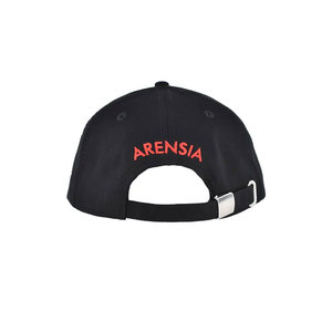 Gorra de Béisbol Unisex de 6 Paneles, Color Sólido, Logotipo Bordado, Ajuste Ajustable, Uso Casual, Talla Adulto 58-60CM, Rojo y Negro - Product Image 6