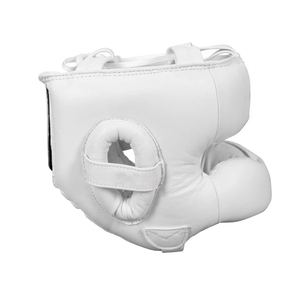 Protège-tête de boxe en cuir MMA pour adultes, impression de logo entièrement personnalisée, dernière arrivée, protège-têtes de boxe réglables et protecteurs - Product Image 5