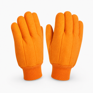 Gants en coton antidérapants résistants à la chaleur avec texture grainée, tissu doux et respirant, ajustement confortable pour travaux légers - Product Image 3