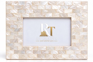 Custom Capiz Shell Photo <b>Frame</b> Promotional Gift Corporate Giveaway Handmade <b>Picture</b> <b>Frame</b> with Logo Wholesale - Product Image 2
