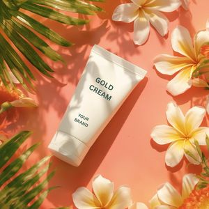 Gentle Gold <b>Cream</b> Tube Nourishing Facial Treatment Herbal Ingredient Custom Label Sourcing High Quality Factory Direct - Product Image 2