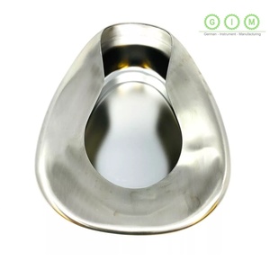 Nuevos orinales de acero inoxidable americanos, equipo médico manual, acero inoxidable alemán de grado A+, certificado CE, fabricante líder - Product Image 1