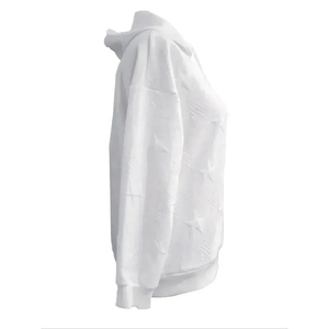 เสื้อฮู้ดดี้ผู้ชายลายกราฟิกดีไซน์เนอร์ พิมพ์ลายนูนคุณภาพสูง ผ้าฝ้าย 100% ทรงโอเวอร์ไซส์ ปักลาย สตรีทแวร์ - Product Image 4