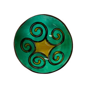 Juego de cuencos de coco de cerámica ecológicos de alta calidad, bandeja de plato de madera de diseño moderno y ligero, el mejor precio hecho en Vietnam para alimentos - Product Image 5