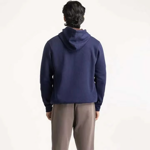 Sudadera con Capucha Lisa para Hombre, de Forro Polar Grueso, Estilo Casual Urbano, Oversize de Invierno, de Algodón Suave - Product Image 2