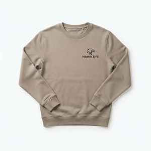 เสื้อสเวตเชิ้ตคอกลมผู้หญิง พิมพ์ลายตัวอักษรตามสั่ง สีเบจ ผ้าฝ้าย สวมใส่สบายๆ สำหรับฤดูใบไม้ร่วง - Product Image 6