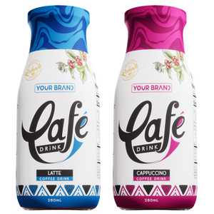 Pack de boissons au café 280 ml, Latte Cappuccino Premium prêt à boire, café Robusta du Vietnam en bouteille de verre, fabricant en gros - Product Image 1