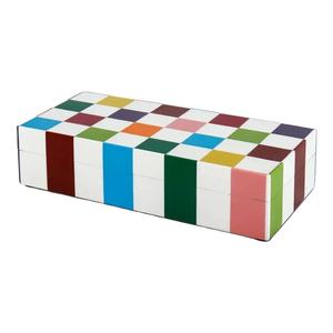 Joyero de resina de alta calidad con joyero moderno de color personalizado Caja de resina con tarifa al por mayor - Product Image 1