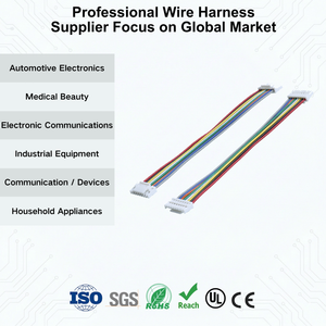 GH1.25mm 8ピン同方向ワイヤーハーネス緩み防止ロック高純度銅コア電気ケーブル産業機器用 - Product Image 2
