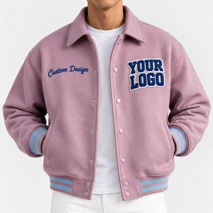 Premium Custom Varsity <b>Baseball</b> <b>Bomber</b> <b>Jacket</b> Front Chenille Letter Patches Vintage College Letterman Streetwear Eco-Friendly - Product Image 6