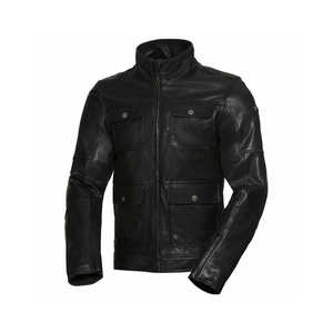 <b>Men</b> Premium Genuine Leather <b>Jacket</b> Soft Comfortable Classic Full Zip Durable Casual Regular Fit Fashion Outerwear Breathable - Product Image 2