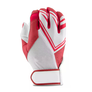 Factory Direct Supplier Offers Custom Design Adult Baseball Batting Gloves Wholesale High Quality PU Leather <b>Hook</b> Loop Closure - Product Image 5