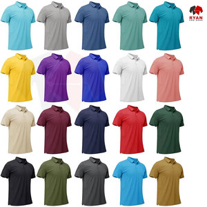 Chemises polo personnalisées Ryan Pro Gear pour hommes, style pull, avec logo personnalisé sur le panneau. - Product Image 5