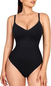 ชุดกระชับสัดส่วนผู้หญิง บอดี้สูทไร้ตะเข็บ น้ำหนักเบา ควบคุมหน้าท้อง กางเกงกระชับสัดส่วน ระบายอากาศ ยกกระชับสะโพก แบบเต็มตัว OEM - Product Image 2