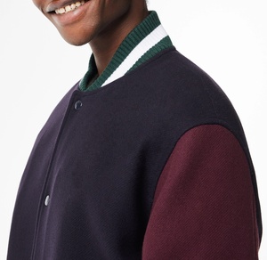 Veste varsity en laine d'hiver pour homme, design unique et logo personnalisé, respirante, à boutons, style baseball - Product Image 6