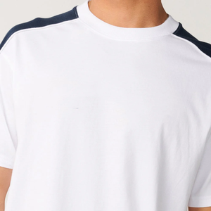 Camiseta Deportiva Casual de Verano para Hombre, Estilo Americano, Cuello Redondo, Color Sólido, para Gimnasio, Baloncesto, Running, Tejido de Punto Corto - Product Image 2