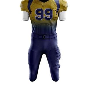 Uniformes de Fútbol Americano Personalizados al por Mayor, Camisetas de Fútbol Americano de Sarga para Adultos - Product Image 3