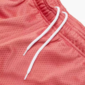 Shorts de sport décontractés pour homme, couleur bordeaux, avec cordon de serrage, taille élastique, respirants - Product Image 5