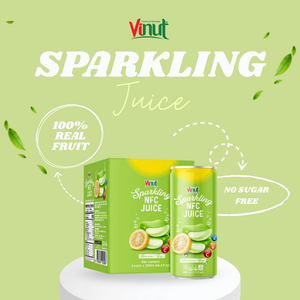 Bebida Carbonatada de Aloe Vera y Yuzu de 330 ml, Puré de Frutas, Baja en Grasa, Recién Exprimida, Directamente de Fabricantes Vietnamitas - Product Image 1
