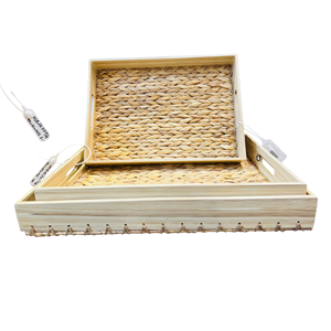 <b>Round</b> <b>Wicker</b> Storage <b>Basket</b> Natural Rattan Organizer Bin with Handle for Clothing Shoes Bathroom Home Decor - Product Image 3