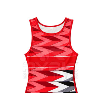 Nouveau design, service OEM, combinaison de lutte grande taille, combinaisons de lutte personnalisées en spandex et nylon, sublimation, en stock - Product Image 4