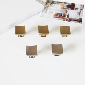Modern Square Zinc Alloy Cabinet <b>Knob</b> Minimalist <b>Drawer</b> <b>Pull</b> Handle for Kitchen Cabinets Wardrobe Bathroom Furniture Hardware - Product Image 2
