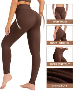 Leggings de Punto de Cintura Alta, Cómodos, Formales, de Primera Calidad, en Varios Colores, Tejido Elástico de Poliéster - Product Image 2