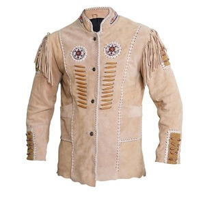 Custom Logo Western Fringe <b>Suede</b> Leather <b>Jacket</b> Vintage Cowboy Fashion <b>Jacket</b> Premium Manufacturer - Product Image 4