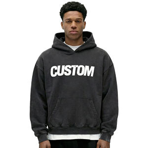 Factory Direct Vintage Washed Hoodie Acid Wash Hoodie Streetwear Hoodie Custom Logo Service - Product Image 4
