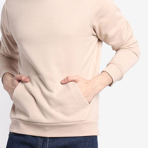 Sudadera con Capucha para Hombre, Color Sólido, Diseño con Bolsillos, Corte Regular, Tejido de Algodón, Ropa Casual de Otoño, Sudaderas con Capucha para Hombre - Product Image 6