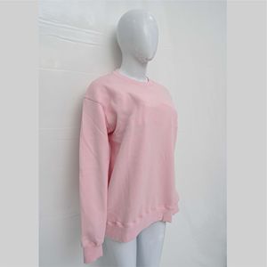 Sudadera extragrande rosa suave para mujer, jersey informal cómodo de algodón y forro polar, ropa urbana, pedidos al por mayor para boutiques - Product Image 5
