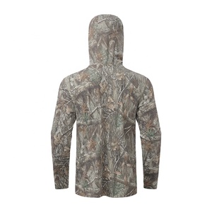 Camisetas de Caza de Manga Larga para Hombre con Diseño Personalizado y Estampado Digital de Camuflaje Mossy Oak Bottomland al por Mayor - Product Image 3