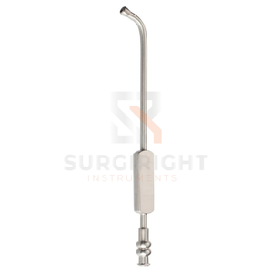 Tube d'aspiration des sinus Frazier, instrument chirurgical ORL de précision, canule manuelle en acier inoxydable, certifié CE par SurgiRight - Product Image 2