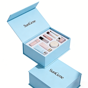 Custom Fancy Rigid Cardboard <b>Book</b> Style <b>Gift</b> Box Premium Luxury Paper Matt Lamination Embossing Sponge Lining Recycled Materials - Product Image 4