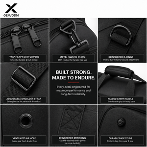 Sac de sport robuste personnalisé OEM ODM pour équipement de boxe et MMA avec compartiment à chaussures, étanche, pour entraînement et voyage - Product Image 5