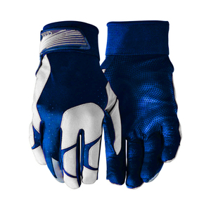 <b>Baseball</b> Batting <b>Gloves</b> Adjustable Comfortable Fit Leather Material Lightweight Durable Breathable Design - Product Image 5