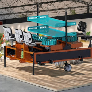 Sabin Semoir numérique semi-automatique multi-cultures (Spécial semis d'oignons) pour tracteur, avec boîte de vitesses, moteur et roulement - Product Image 3